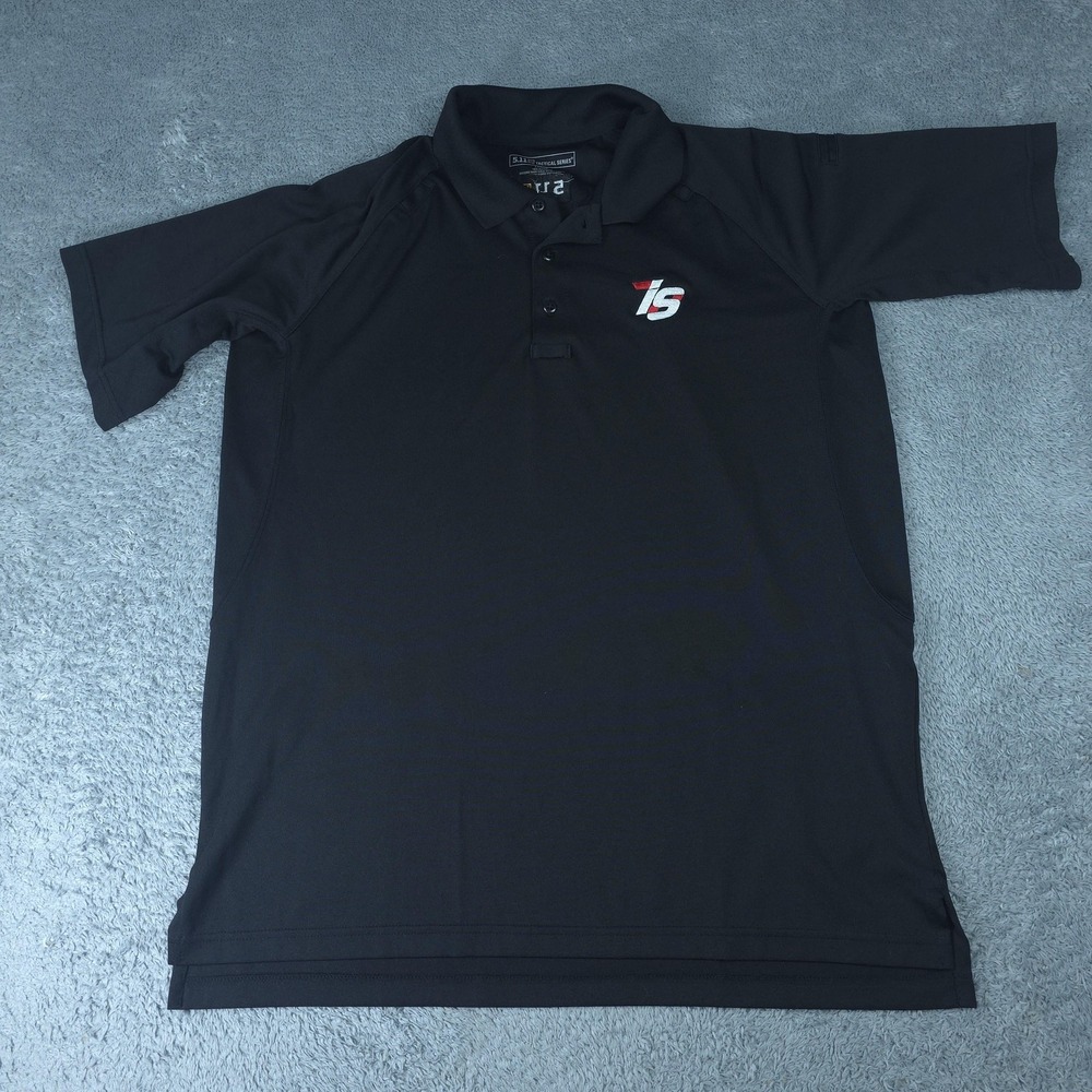 5.11 Tactical Polo Shirt Mens Large Black Tactical Series Workwear Uniform